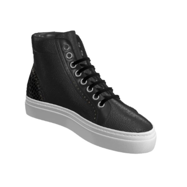 DS57 Black Full Grain High Top - Image 3