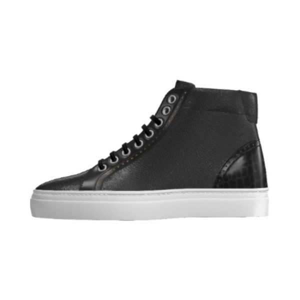 DS57 Black Full Grain High Top - Image 4