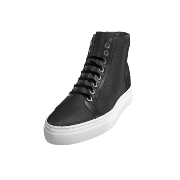 DS57 Black Full Grain High Top - Image 5