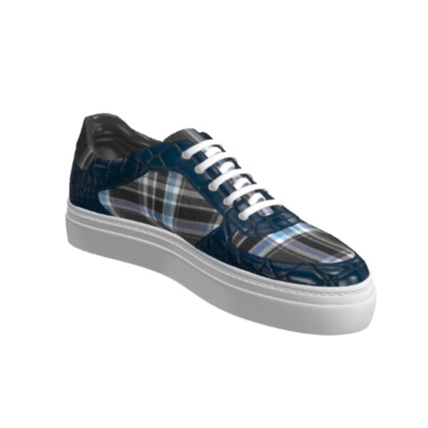 DS72 Blue Croc and Blue Plaid - Image 4