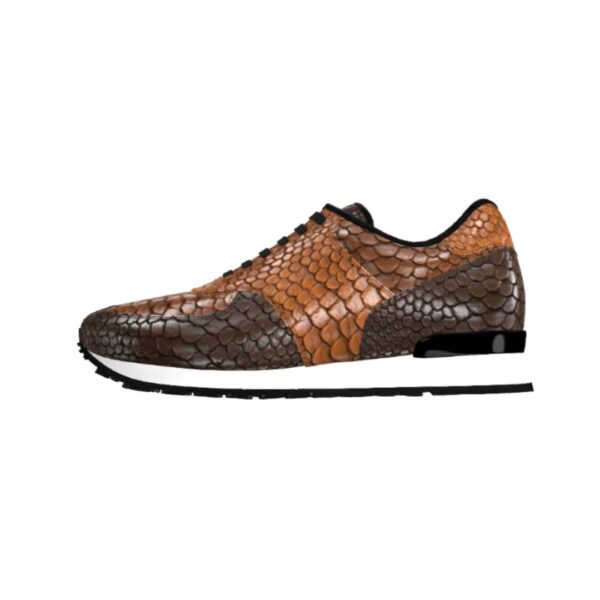 DS100 Genuine Python Brown Jogger - Image 4