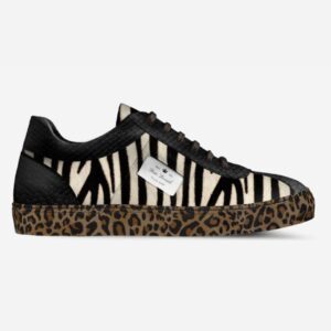 DS155 ZEBRA SPIKE LOWTOP
