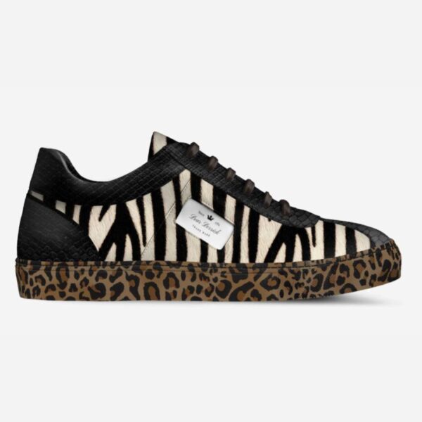DS155 ZEBRA SPIKE LOWTOP