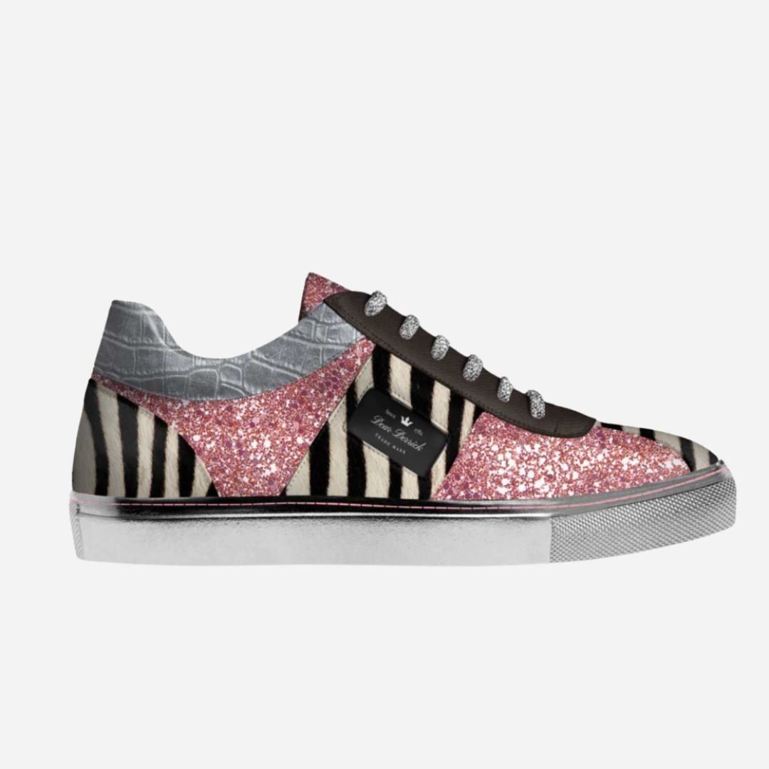 DS156 ZEBRA GLITTER LOWTOP - Image 4