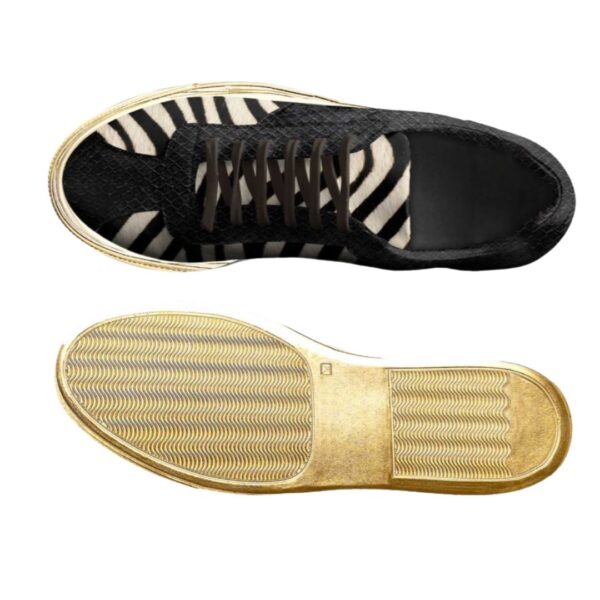 DS157 ZEBRA GOLD LOWTOP - Image 2
