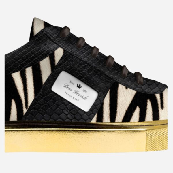 DS157 ZEBRA GOLD LOWTOP - Image 4